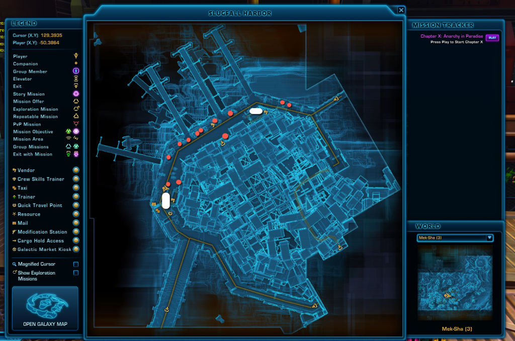 SWTOR Mek-Sha Wookie Hugging Achievement Guide Map