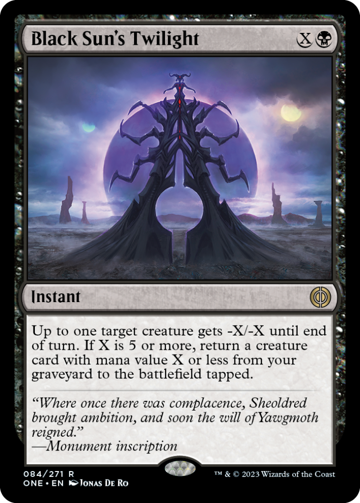 The Best Black Cards In Phyrexia: All Will Be One - Sci-Fi Bloggers